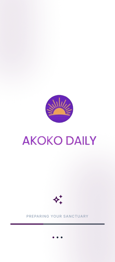 Akoko Daily splash screen